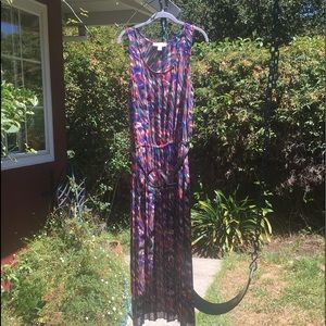 MICHAEL Michael Kors , size14, pleated midi dress.